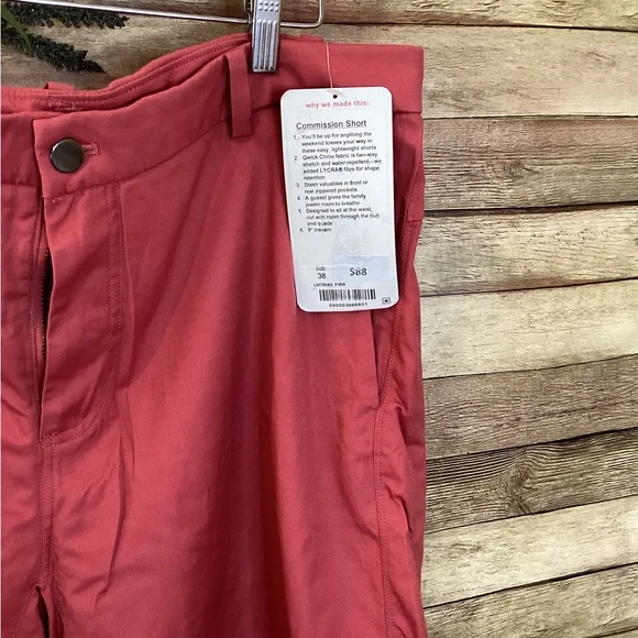 Lululemon Athletica Salmon flat front shorts - Picture 7 of 12